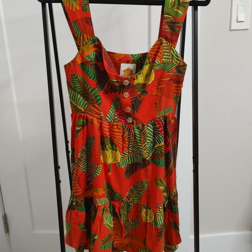 FARM Rio Red Tropical Mini Dress - Picture 7 of 11